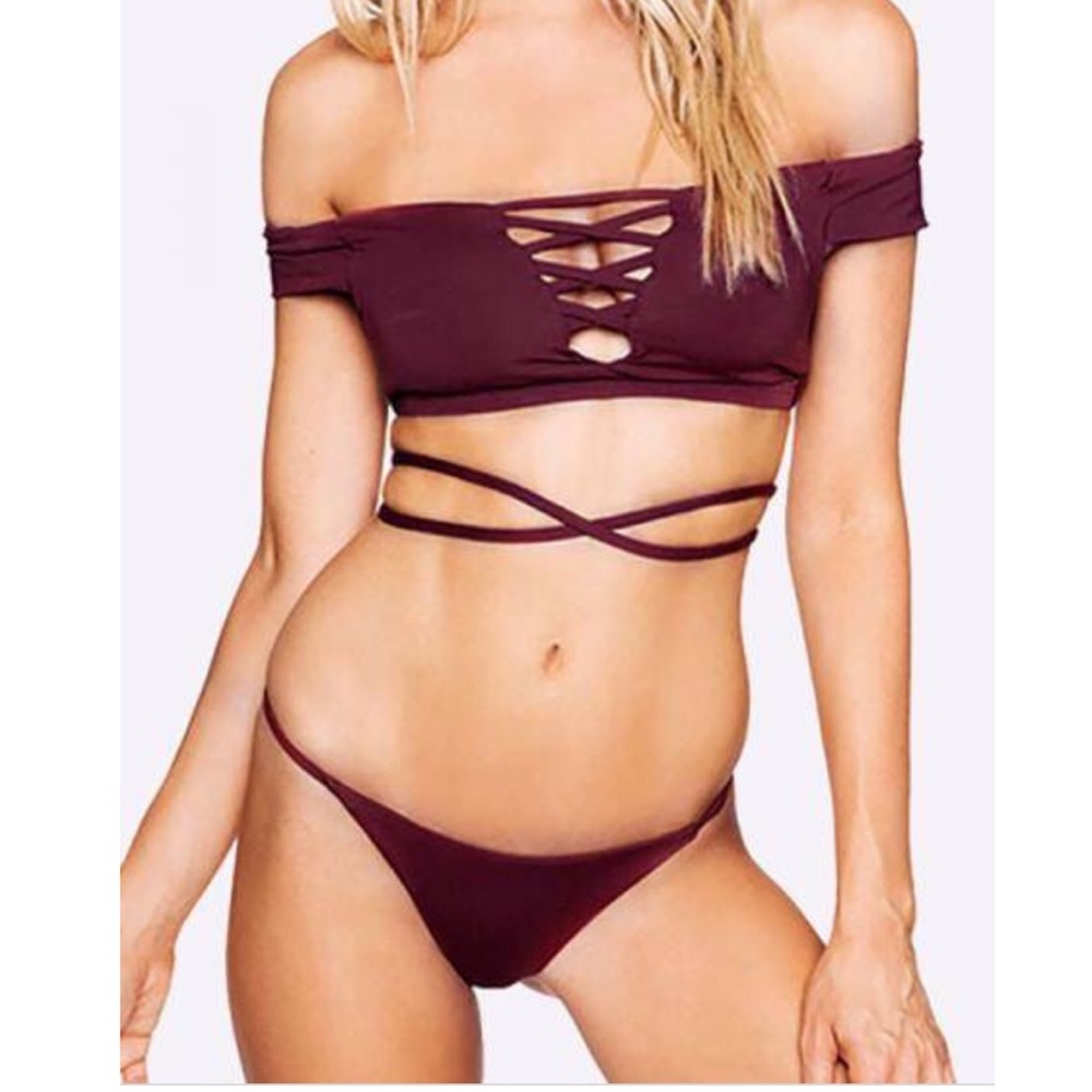Cut Out Swimsuit - Picture 1 of 2